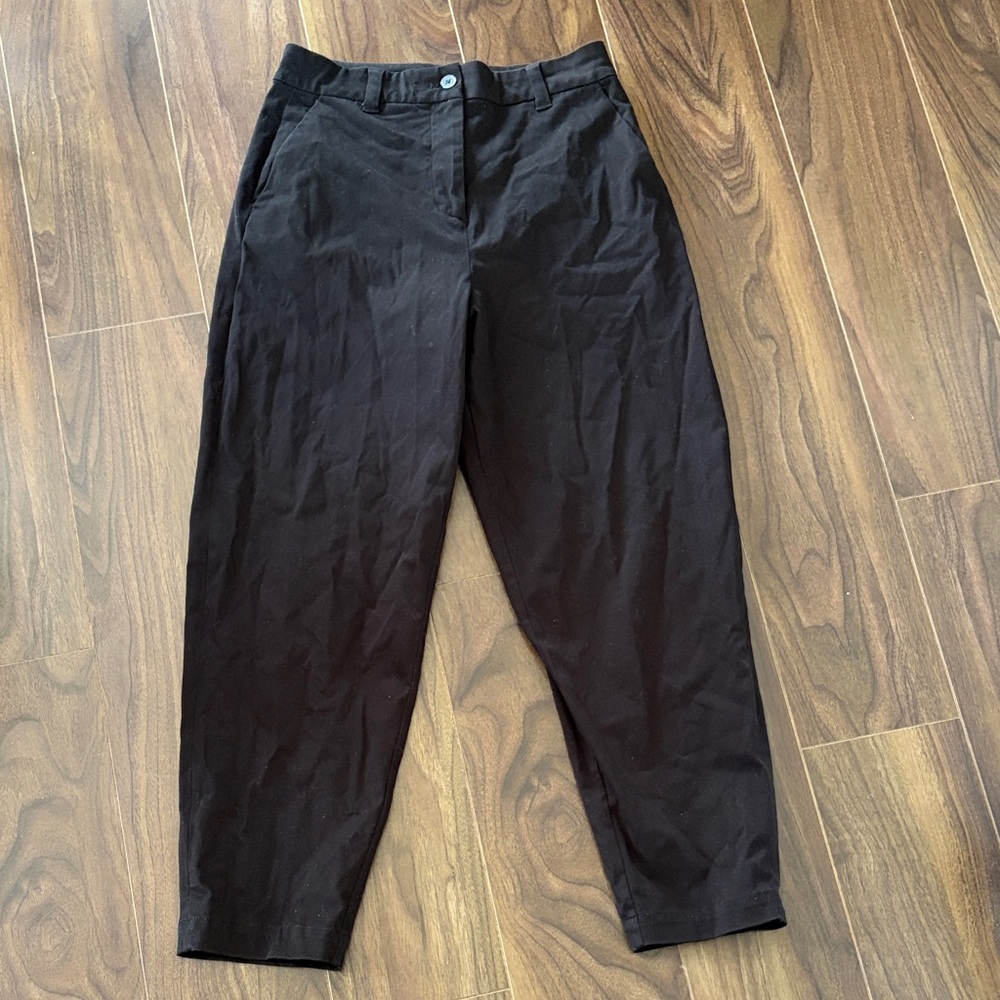 Frank & Oak Black Amelia Vintage Fit Pants